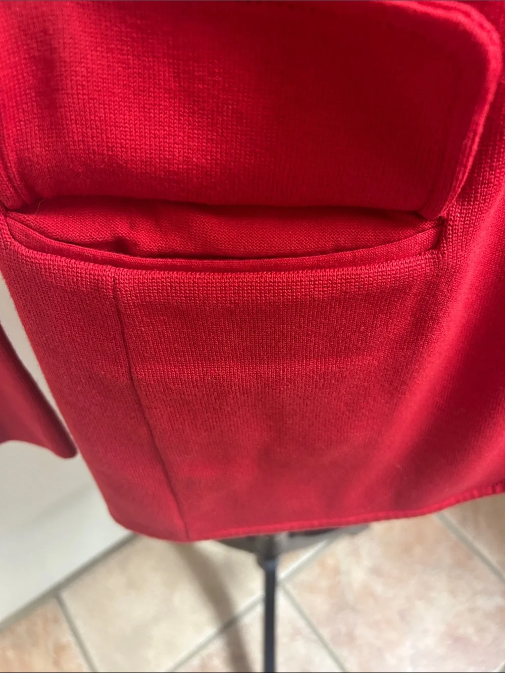 LAUREN Ralph Lauren 2X TTG Red Blazer with pockets and silver buttons, EUC - Picture 5 of 12